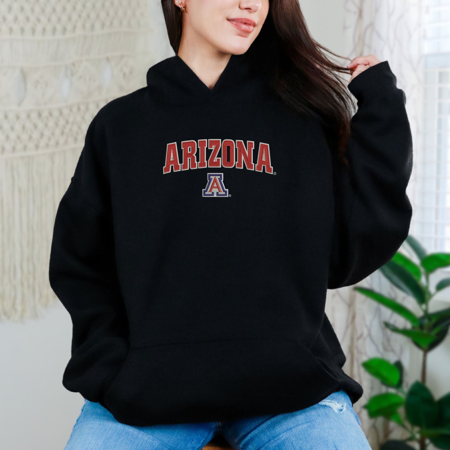 Arizona A Black Women's Hoodie