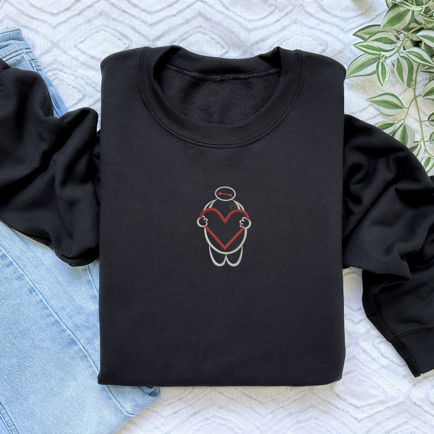 Baymax Love Black Sweatshirt