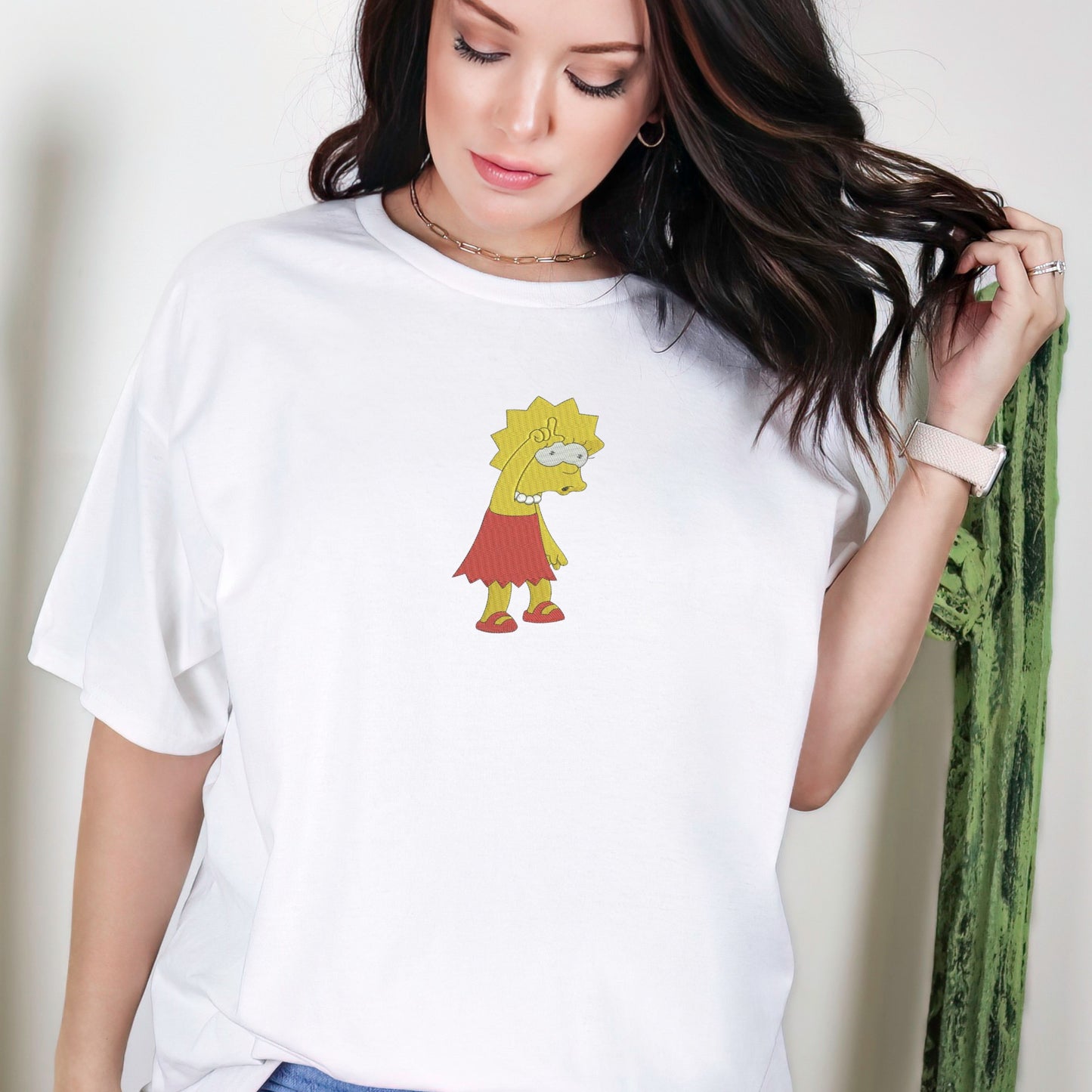 Lisa Simpson White T-Shirt