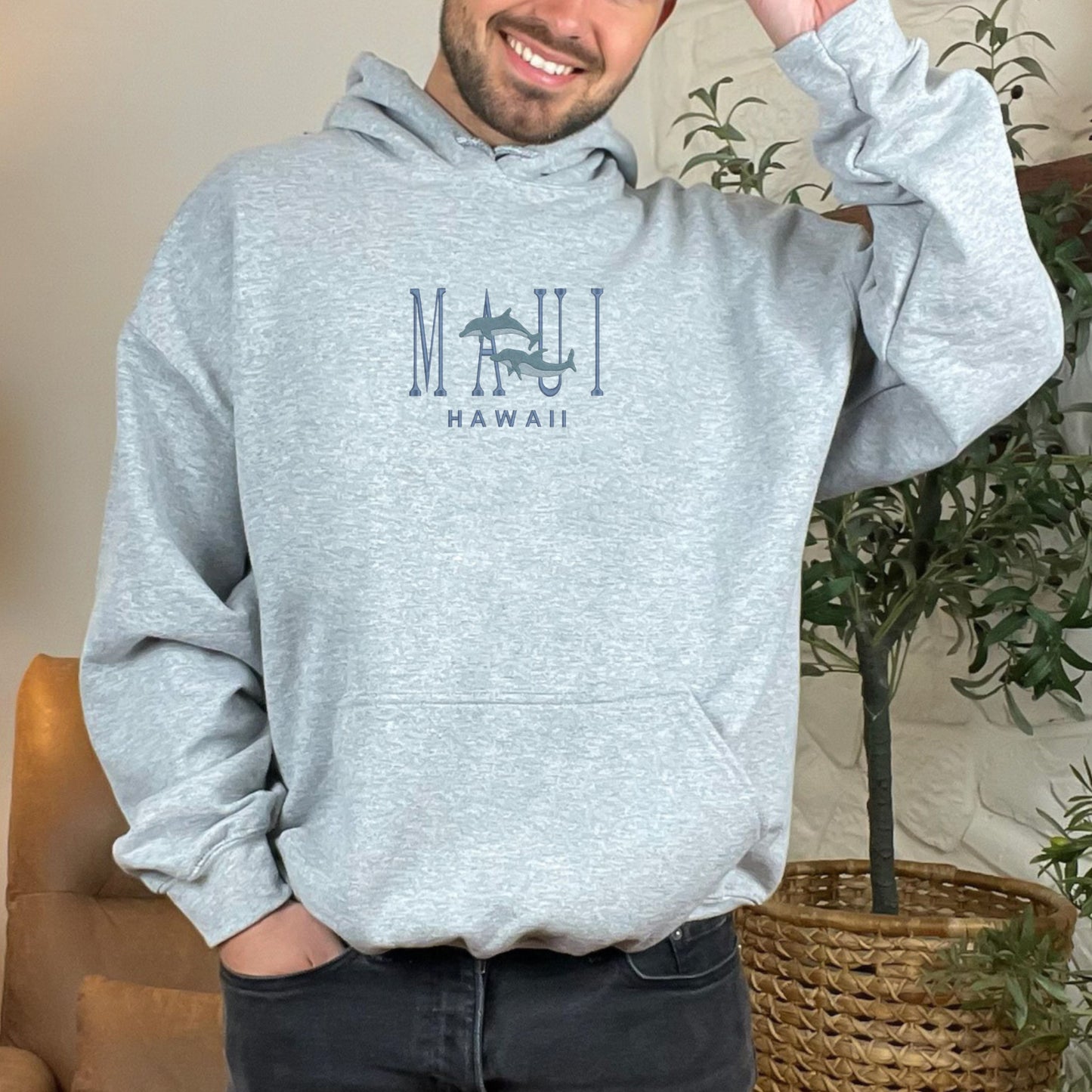 Maui Dolphin Hawaii Sea-Life | Sweatshirt | Hoodie | Unisex