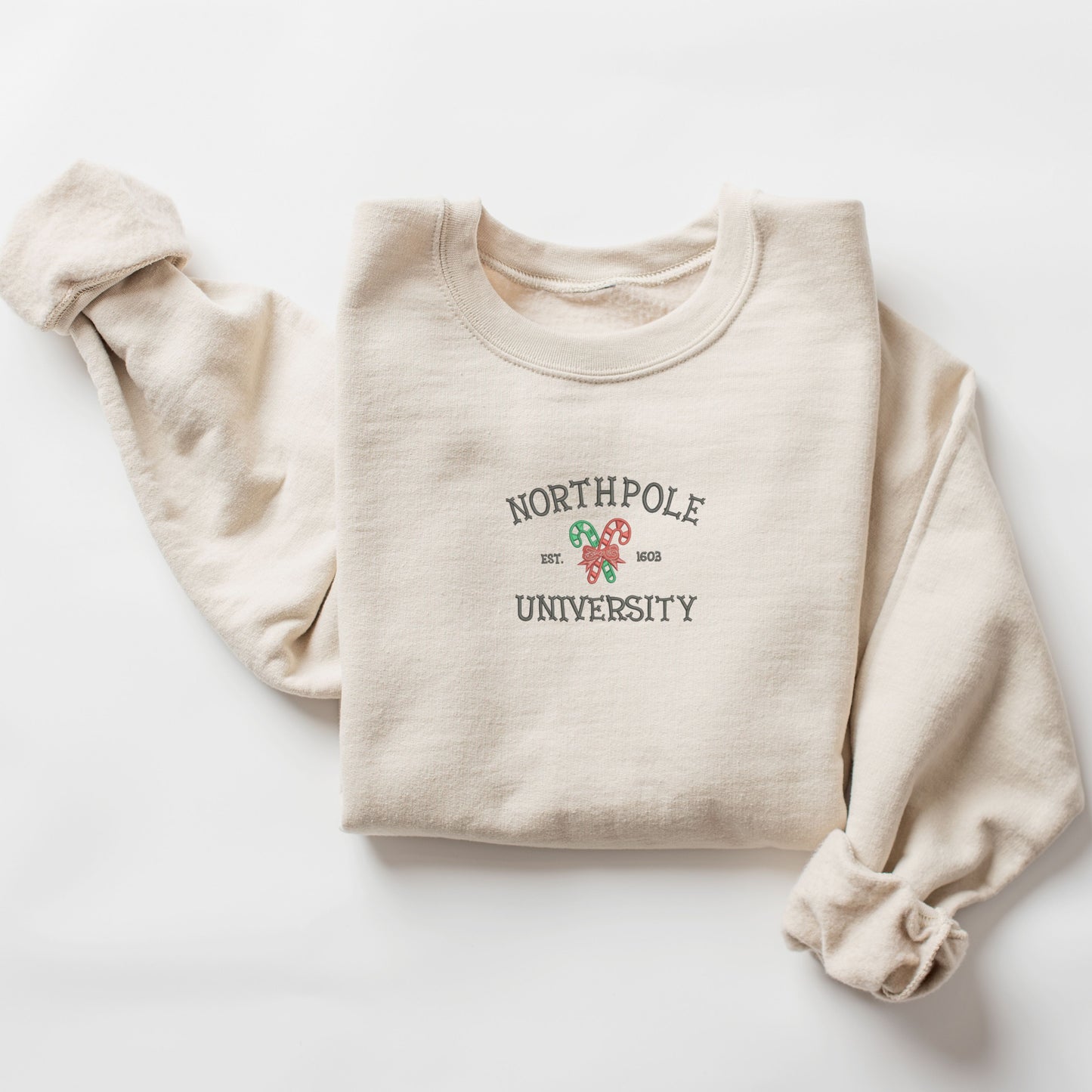 Northpole University Sand Sweatshirt