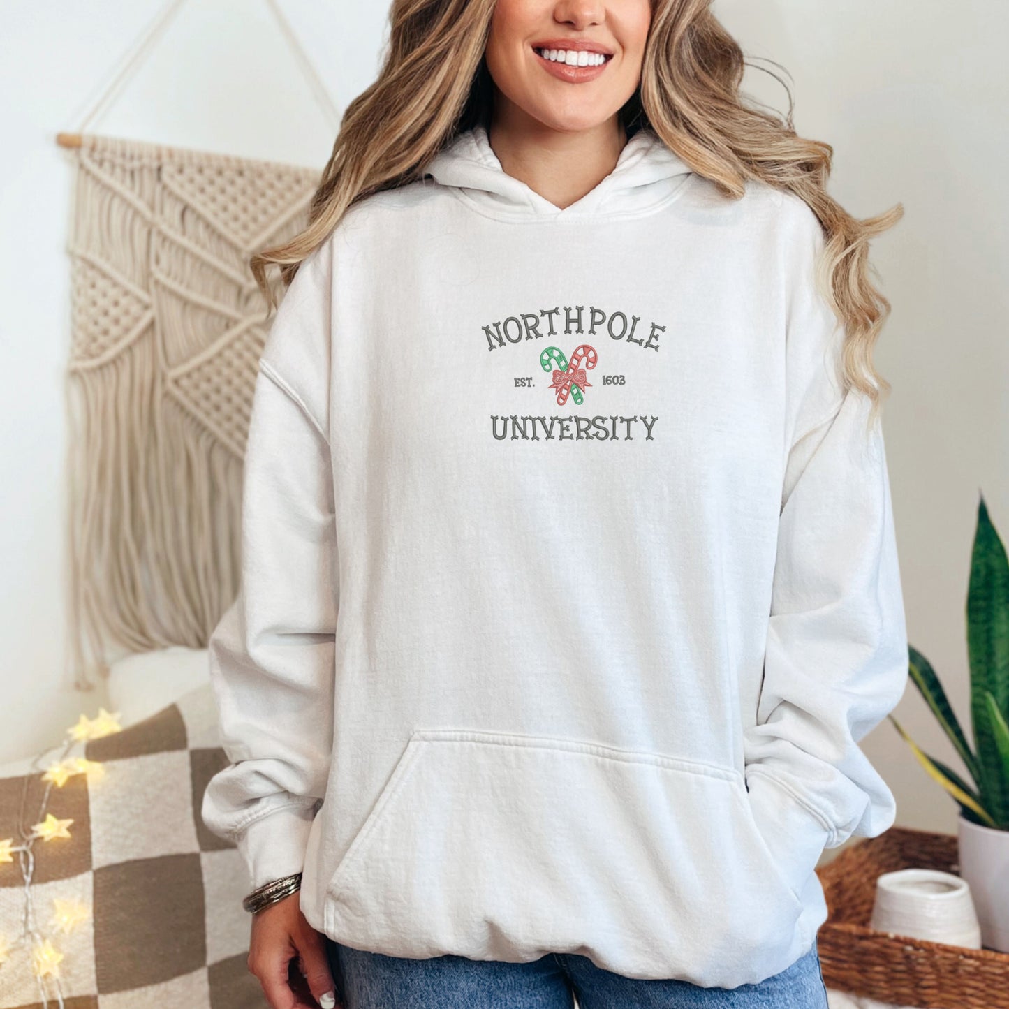 Northpole University White Hoodie