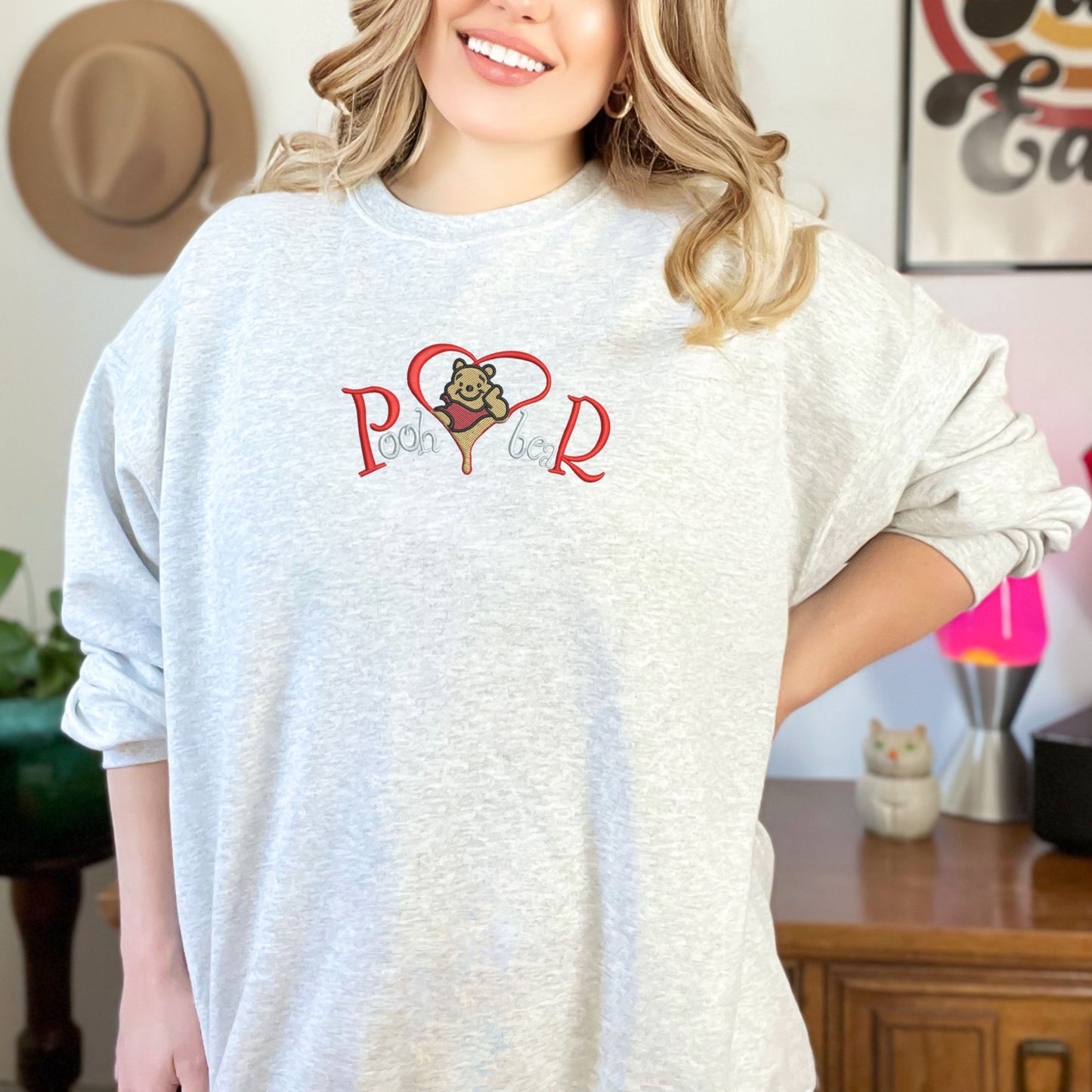 Pooh Love Grey Sweatshirt