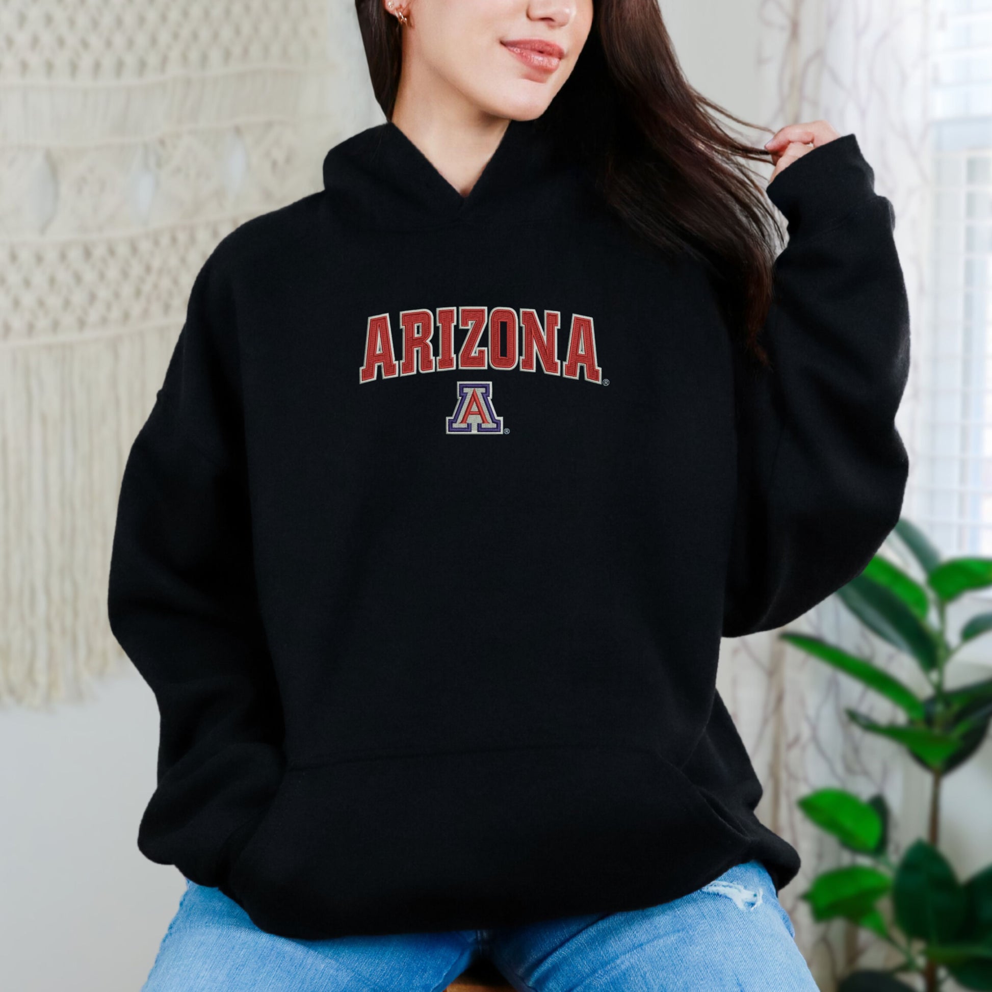 Arizona A Black Women's Hoodie