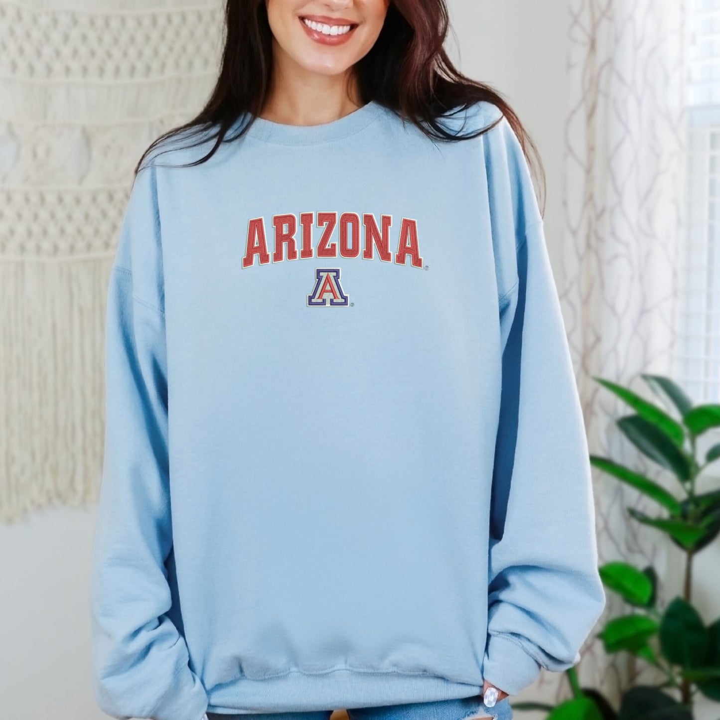 Arizona A Light Blue Sweatshirt