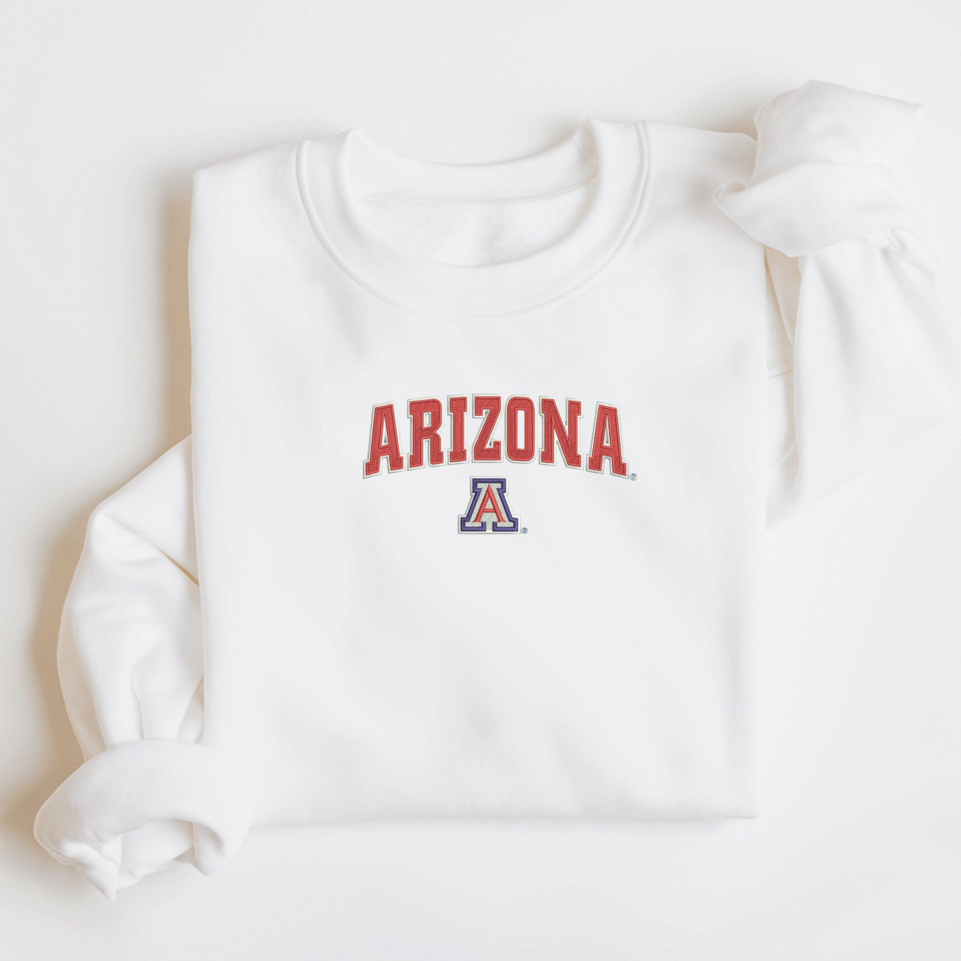 Arizona A White Sweatshirt