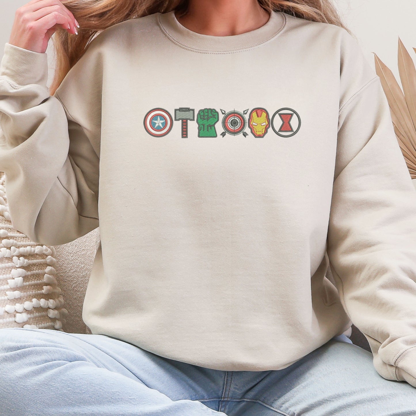 Avenger Icons Sand Sweatshirt