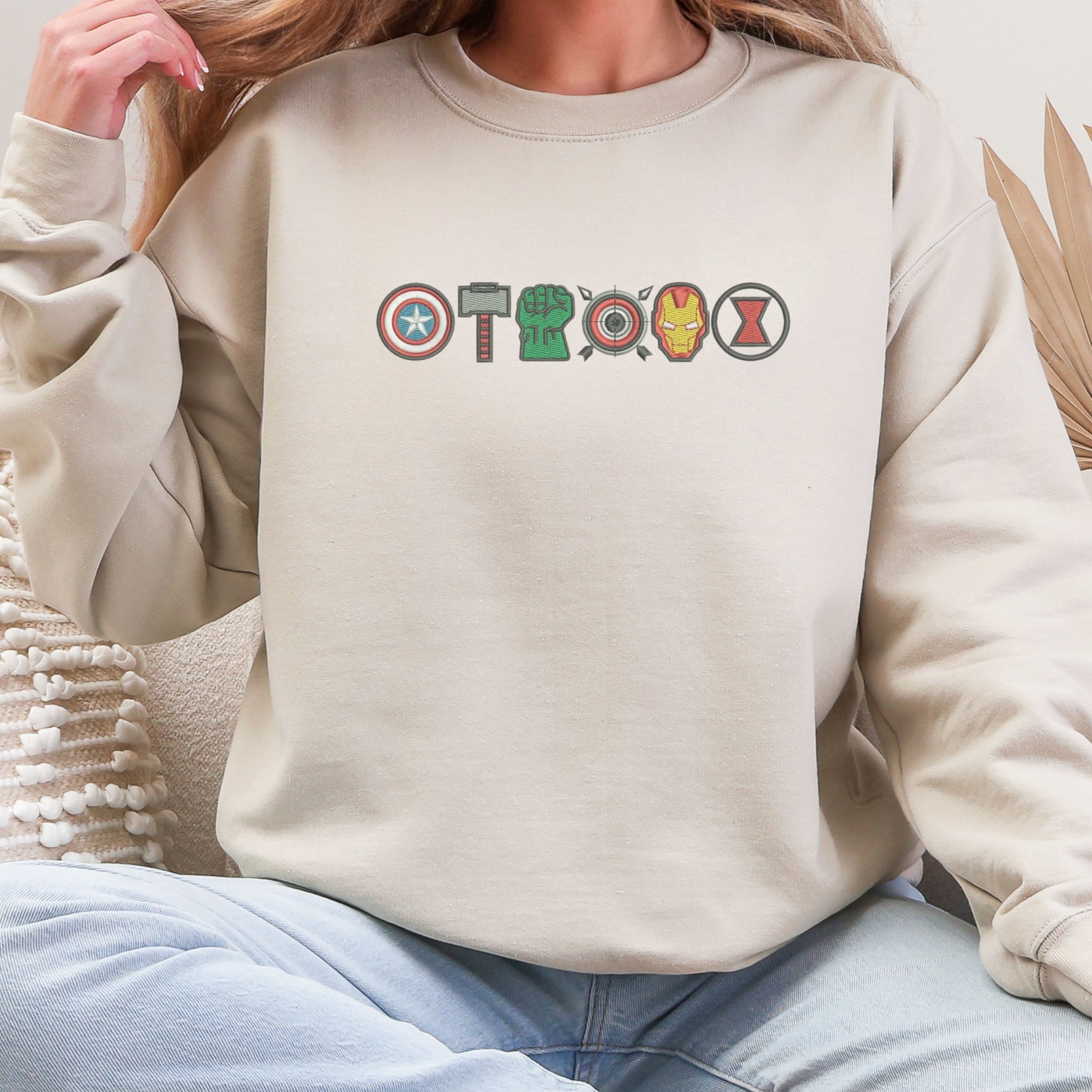 Avenger Icons Sand Sweatshirt