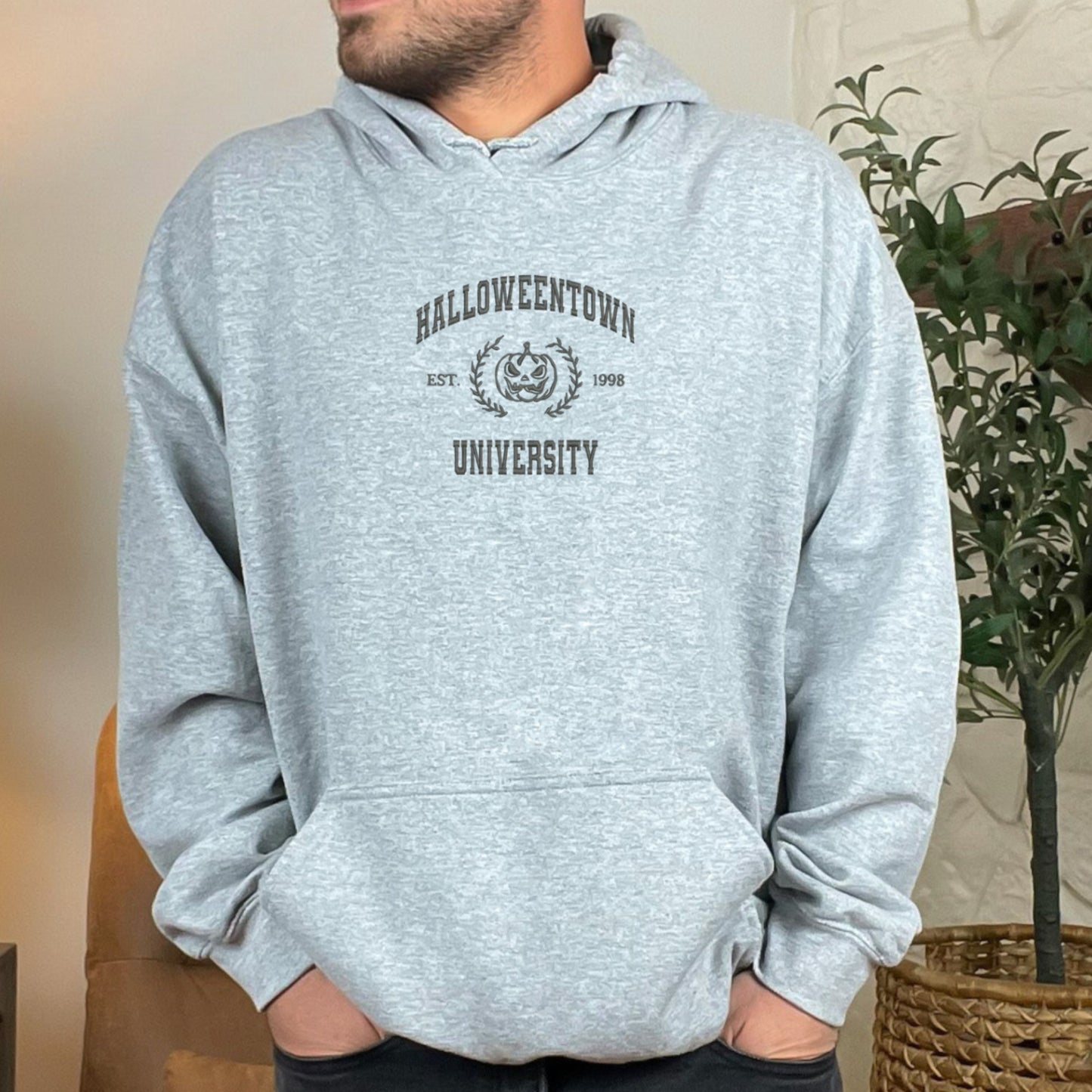 Halloweentown University Grey Hoodie