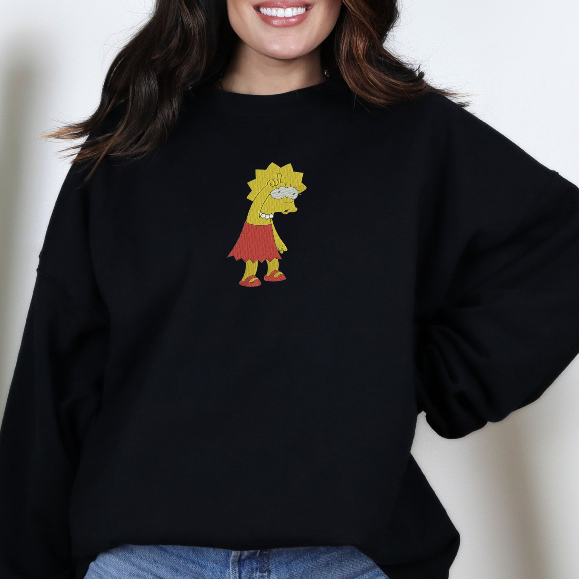 Lisa Simpson Black Sweatshirt