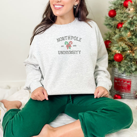 Northpole University Grey Sweatshirt