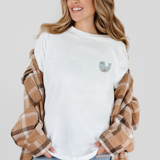 Sea Lion Love White T-Shirt